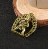 Rare Chinese Art Old Brass Hot Fire Boy Toys Statue Figure Pet Antique Ornament