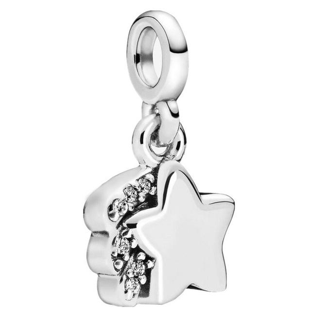 925 Silver Me Series Starfish Moon Pineapple Small Charms Pendant Beads Fit Original Fashion Me Armbånd Dame Smykker DIY