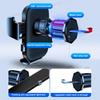 SEAMETAL Gravity Car Phone Holder Air Vent Upgrade Hook Clip Not Shake Adjustable 360 Rotation Vent Clip Car Phone Holder Mount
