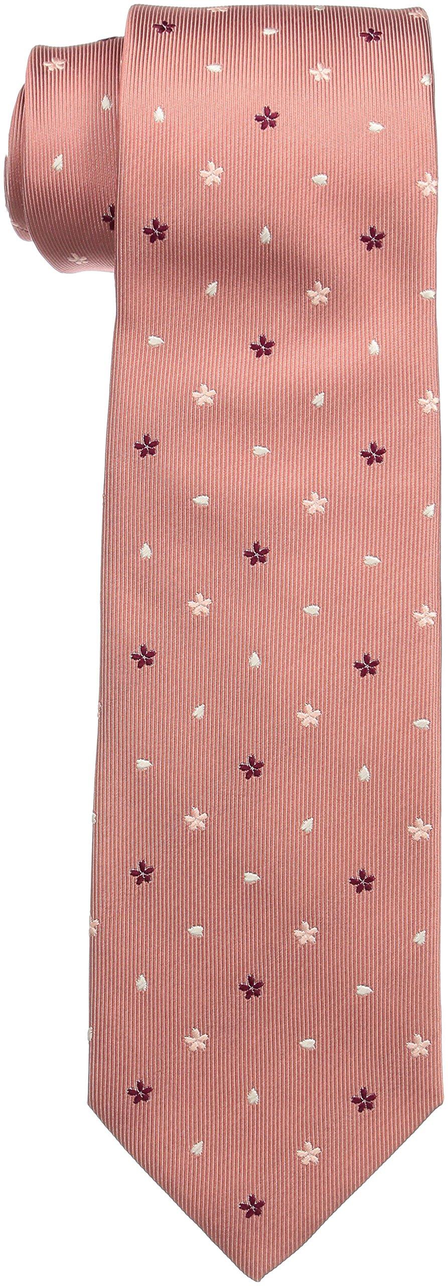 FORTUNA Tokyo [Fortuna Tokyo] Men s Silk Necktie, Nishijin-ori Weave, Japanese Brand, Made in Japan, Cherry Blossom Petal Small Pattern, 15. Sakura