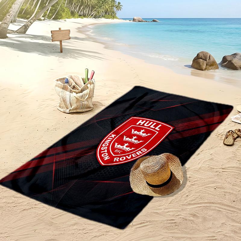 Telo da Spiaggia Stampa Hull KR Morbido Portatile Veloce?Asciugamano Asciutto Per Piscina Vacanza Estiva Sport all'Aperto