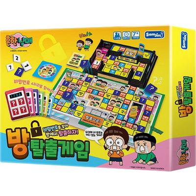 Jogo de tabuleiro de escape de sala de irmãos comuns, brinquedos populares coreanos de cores misturadas