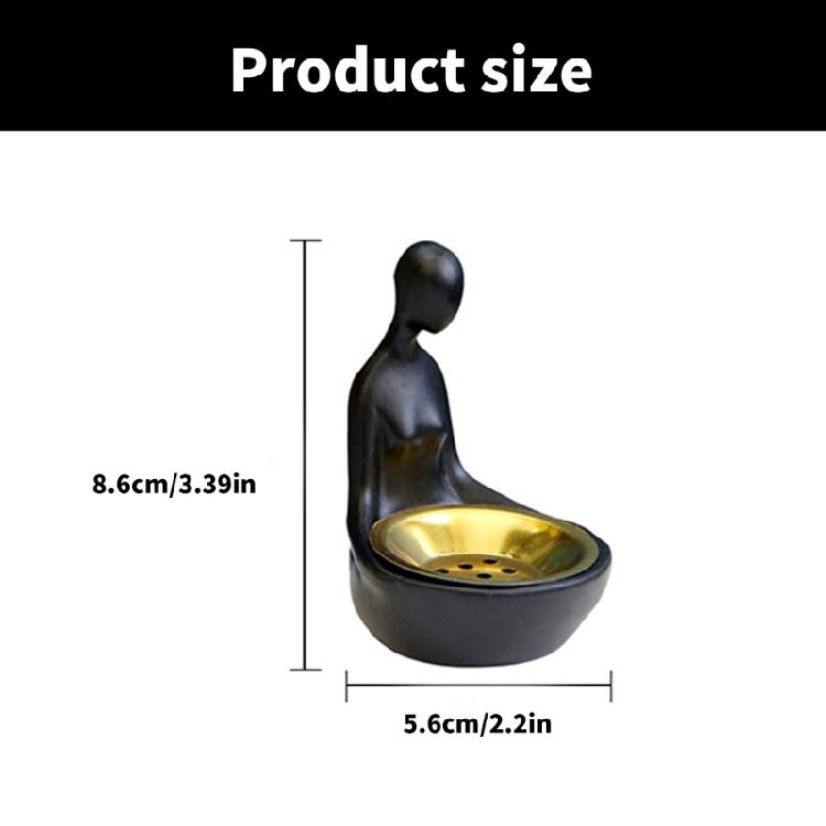 Resin Incenses Burners Featurings Abstract Figures To Complements Various Homes Styles Promote Serenities Unique Designs