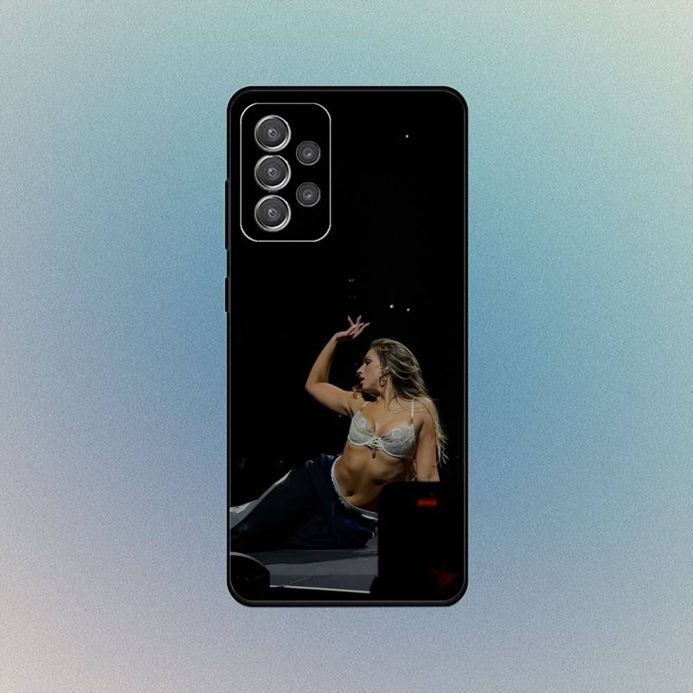 Singer T-Tate McRae Phone Case For Samsung S25,S24,S21,S22,S23,S30,Ultra,S20,Plus,Fe,Lite,Note,10,9,5G Black Cover