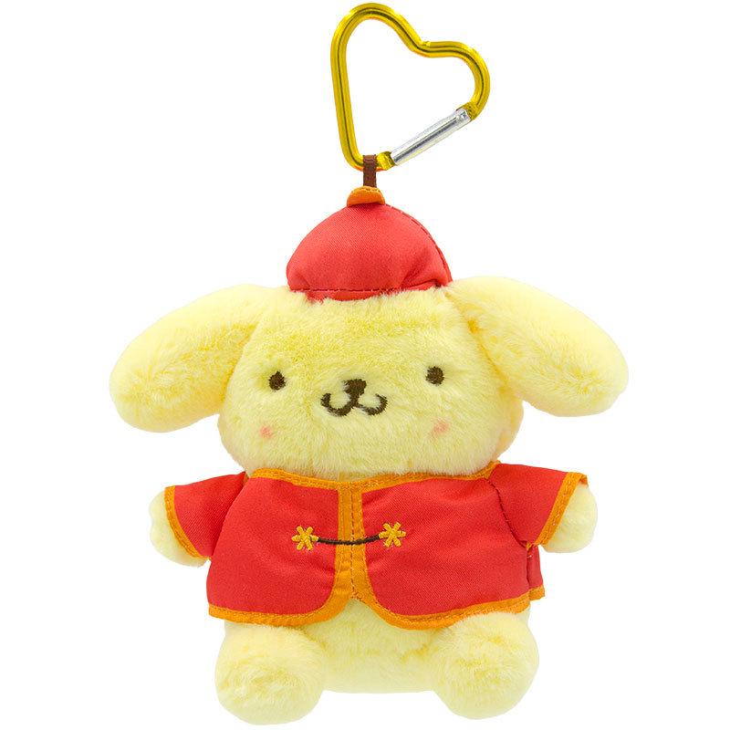 

Плюшевий кулон Sanrio: KT Cat, Pompompurin & Kuromi - Рюкзак-підвіска/брелок у стилі тан-сьют Official License + Anti-Counterfeit Tag