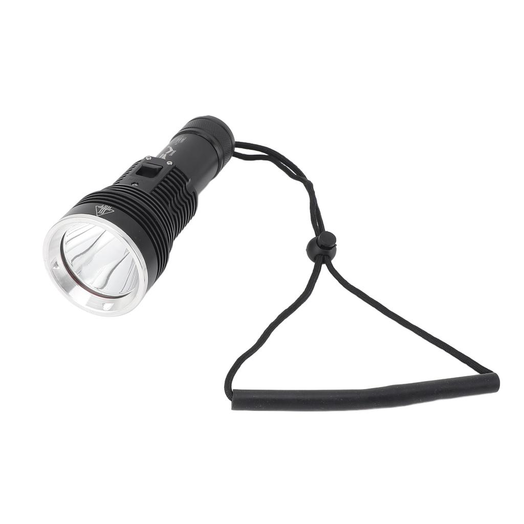 Tauchtaschenlampe 3800LM 100m IPX8 Wasserdicht 3 Beleuchtungsmodi Tauchlampe für Unterwasseraktivitäten