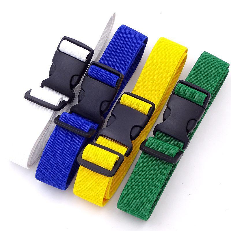 Cinturón de Entrenamiento Hebilla de Inserción de Verano Cinturón de Pantalones Cintura Tejida Multicolores Cinturón Infantil Niños Niñas Escuela Primaria