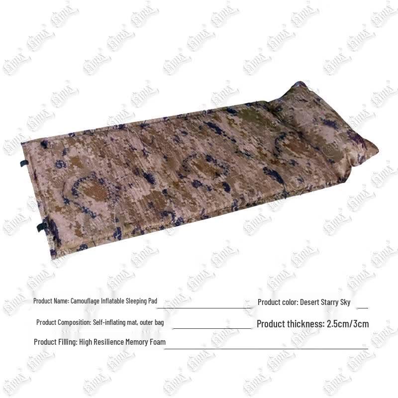 Tuiruida Camouflage Self-Inflating Camping Mat