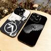 A-Aphex Twin Logo Handyhülle Für iPhone 17,16,15,14,13,12,11 Plus,Pro Max,XS,Bunte Silberne Handyhülle Funda Cover