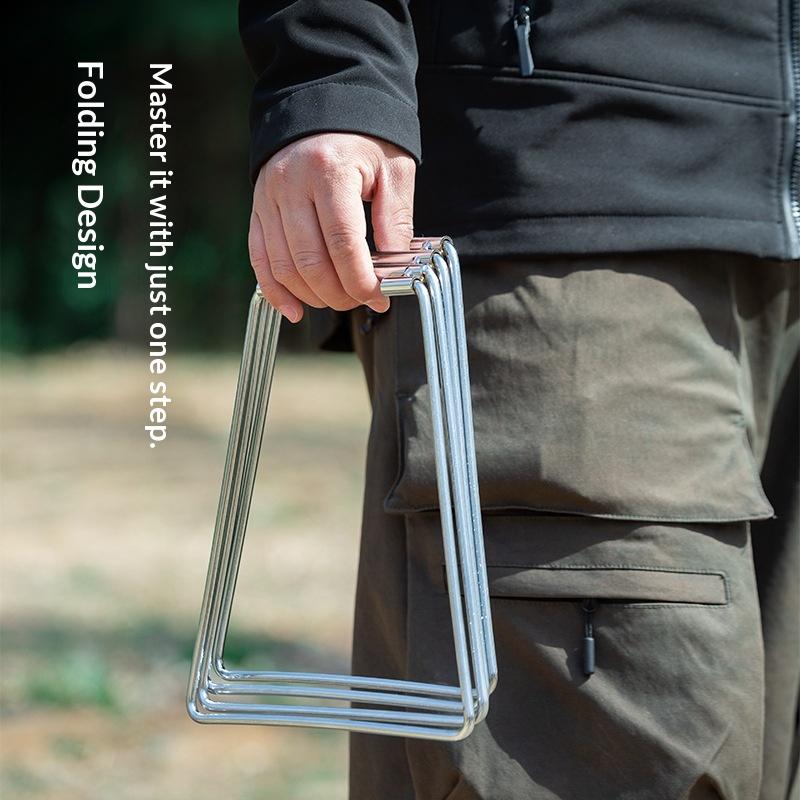 Folding Plastic Cooler Box Stand Portable Ice Box Holder Storage Support Shelf For Outdoor Camping Picnic