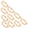 10PCS Round Hollow Frame Pendants for   Jewelry Making Findings Crafting Supplies