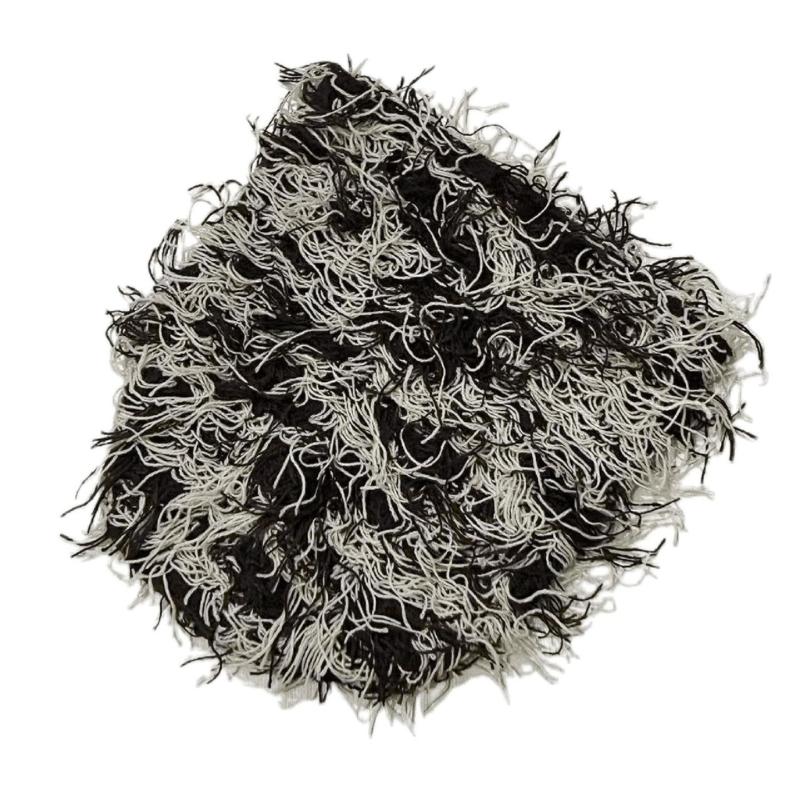 Knitted Beanie Hat with Fuzzy Pom Multifunction Warm Cover Household for Children Girls Boys Keeping Warm Accessory