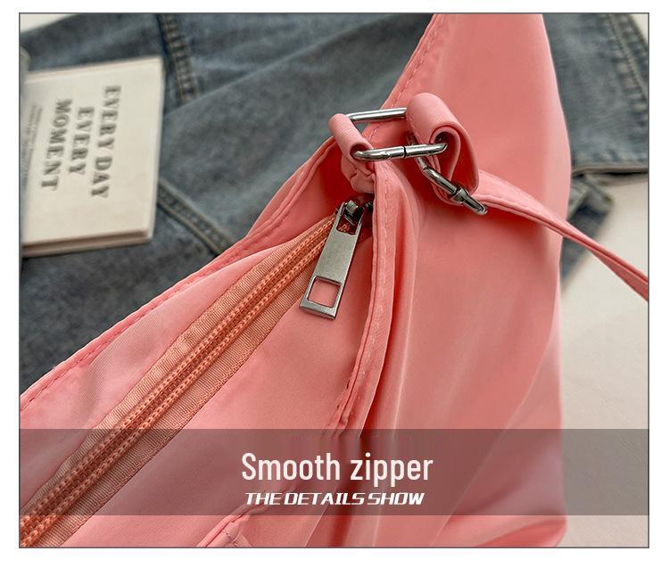 Korean Bowknot Women's Pleated Shoulder Bag 2025 - New Fashion Large Capacity Crossbody Underarm Bag