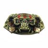 Trendy Ethnic Style Smooth Buckle Cowhide Belt