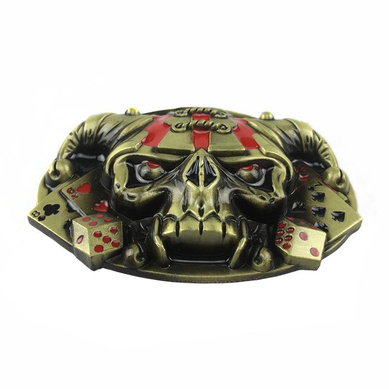 Trendy Ethnic Style Smooth Buckle Cowhide Belt