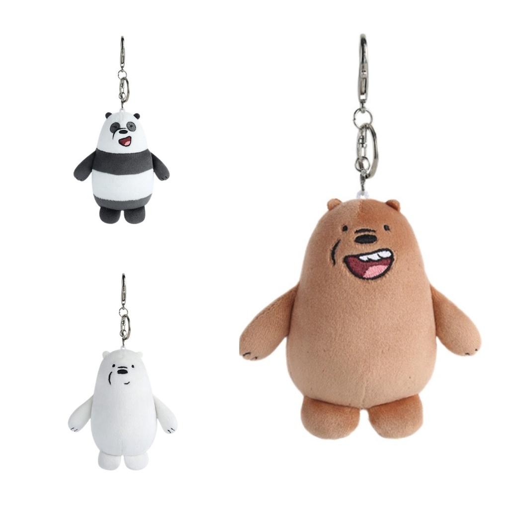 Wir Bären Plüsch-Schlüsselanhänger Grizzly, Eisbär und Panda Optionen!