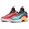 Air Jordan 35 Low DS PF Reflexology Unisex Sneakers Multi-Color Hyper-Jade Metallic-Silver DJ2831-300