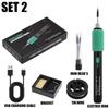 3 Temperature Settings USB Soldering Iron Dual-Use Function Electric Iron Solder  Welding Tool