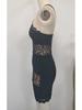 Black Lace Patchwork Sheer Evening Dress - European & American Bodycon Style