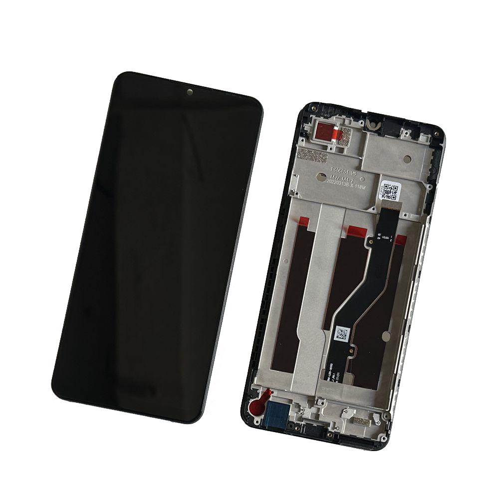 LCD Screen and Digitizer Full Assembly For ZTE A72 4G With Frame