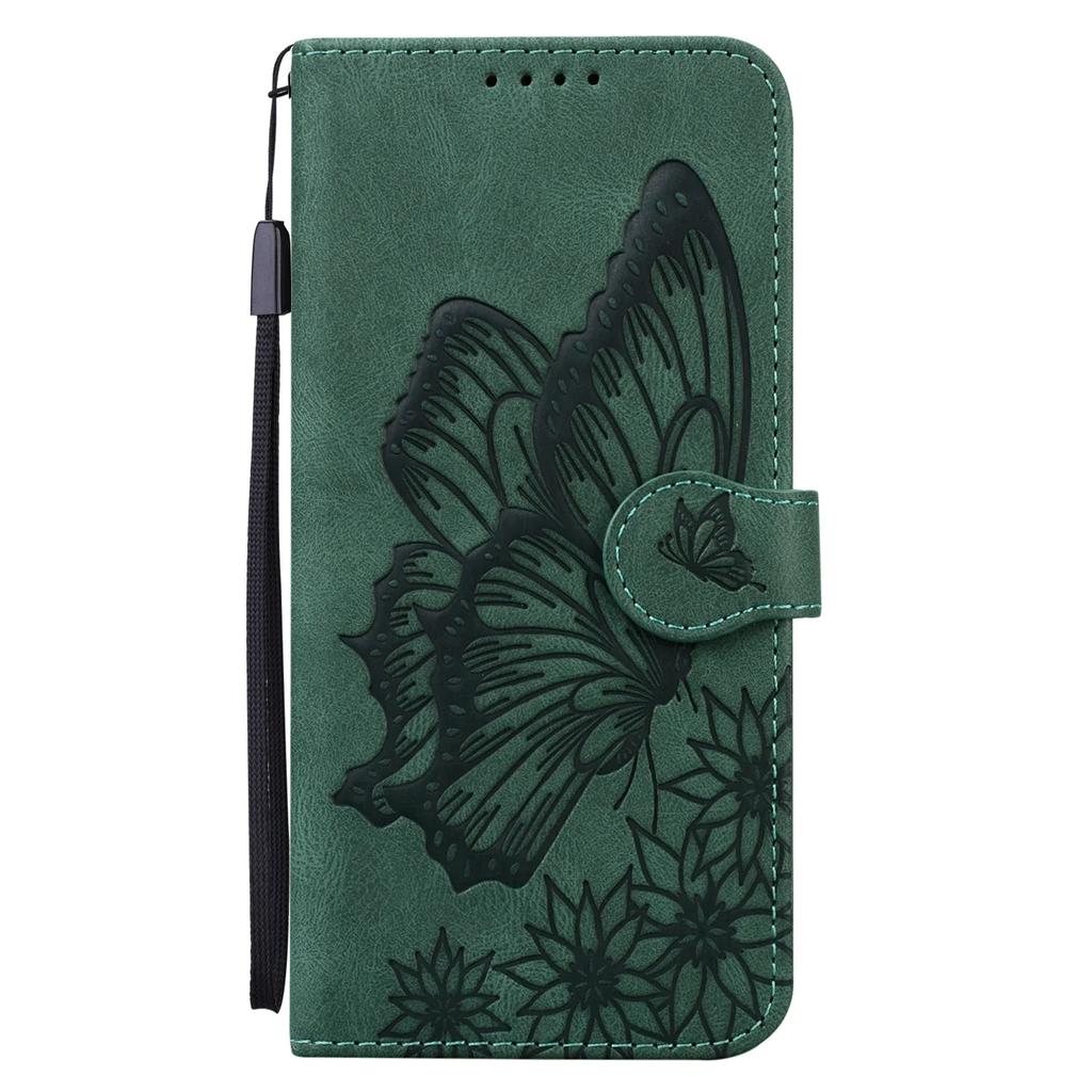 S25 Flip Case for Samsung Galaxy S24 Ultra S25 Edge S23 Plus S22 S21 S20 FE 5G Cases 3D Cat Butterfly Leather Wallet Back Cover
