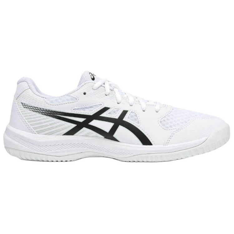 Asics Gel-Upcourt 6 Versatile Comfortable Shock Absorbing Breathable Supportive Low Top Table Tennis Shoes Unisex Sneaker White Black 1071A120-100