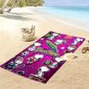 Custom NameSnoopy sports stickers. Beach Towel Soft Microfiber Summer Towel Quick Dry Absorbent Towel for Beach Swimming Pool Travel