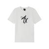Cotton AX Crew Neck Casual Short Sleeve T-Shirt Men Tops Off-White XM002482-AF10356-U0009