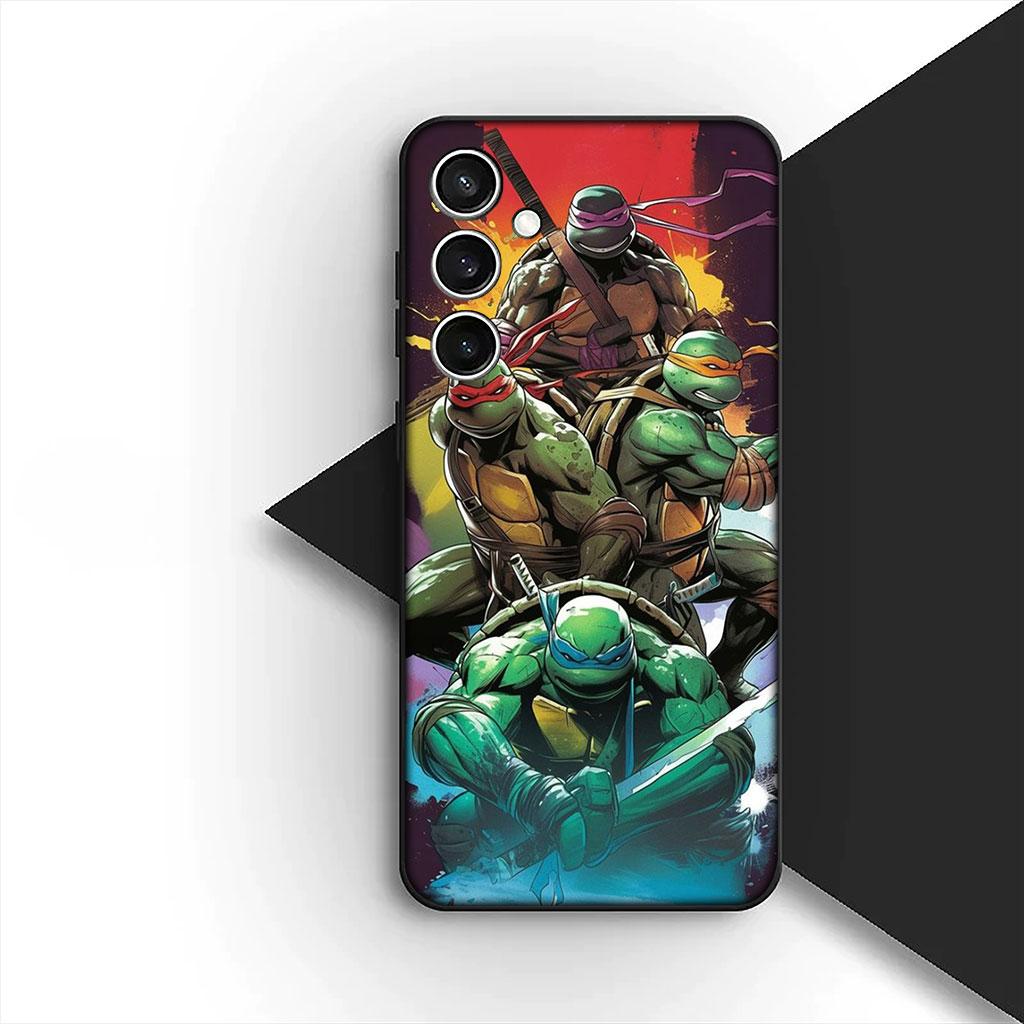 Phone Cover for Samsung Galaxy S22 S21 S20 FE Ultra Plus A07 A17 A15 A16 A25 A57 A37 Case Anime N-Ninja-Comics T-Turtles-Lovely