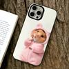 Cute Hamster Phone Case For iPhone 17,16,15,14,13,12,11 Plus,Pro Max,XS,Colorful Silver Phone Case Funda Cover