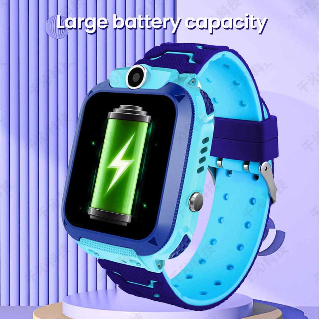 4G Waterproof Q12 Kids' Smartwatch with English & Multi-language Video Positioning