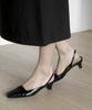 Sappun Bellona Square Slingback Heel (4Cm)