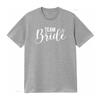 Team Bride T Shirt Squad to be Bachelorette Party for women oversized tee plus size Hen do vintage Washed Breathable