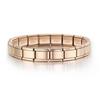 9mm Wide Simple Style Fashion Stainless Steel Bangle Elastic Link Chain High Quality Factory DIY Jewelry Italian Charm Bracelet