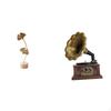 Nordic Creative Metal Sculpture Vintage Resin Figurine Abstract Ornament for Table Party Home