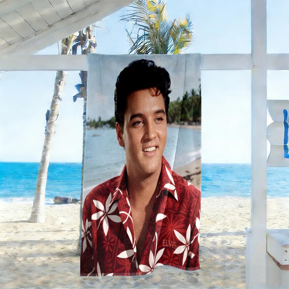 Elvis Presley's Iconic Jacket Beach Towel Quick-Dry Soft Microfiber Comfortable Lightweight