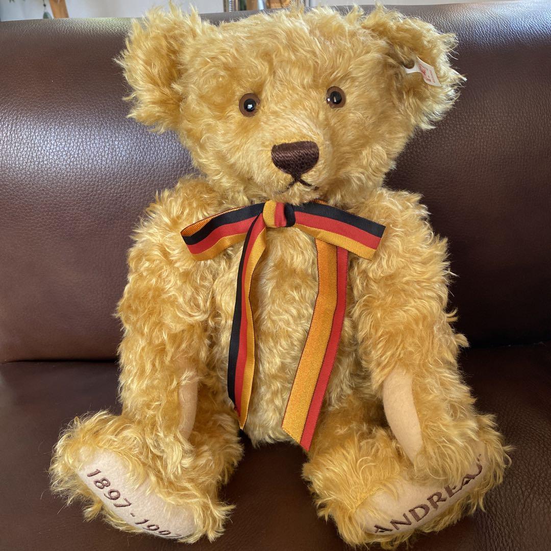 

[Б/У] Плюшевый мишка Steiff с белой биркой