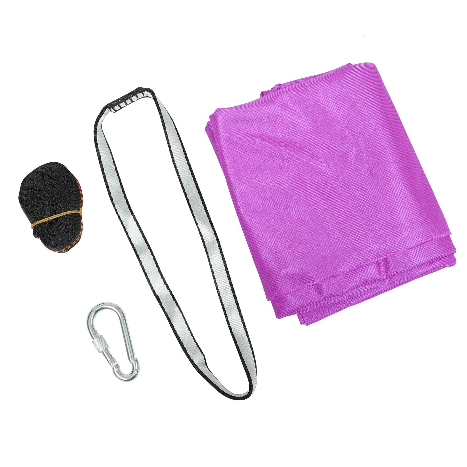 

1Set Outdoor Swing Hammock Household Yoga Training Prop Portable Strong Bearing Practical for Camping Traveling фиолетовый