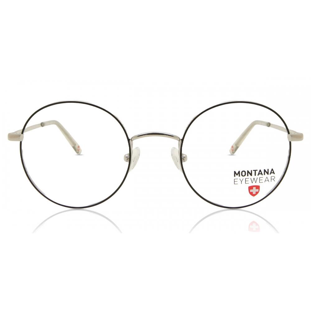 

Montana Eyewear Mm584 Mm584 Unisex Eyeglasses Black Silver/49