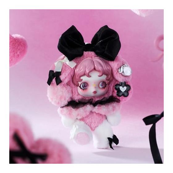 POP MART SKULLPANDA x MY MELODY Plush Toy - Official Blind Box Doll, Approx. 13.5cm, PVC/Polyester/ABS/PU - Perfect for Fans & Gifts