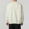 Adidas Logo Pattern Round Neck Pullover Comfortable Warm Running Fitness Long Sleeve Sweatshirt Men sweatshirt Beige JC6814