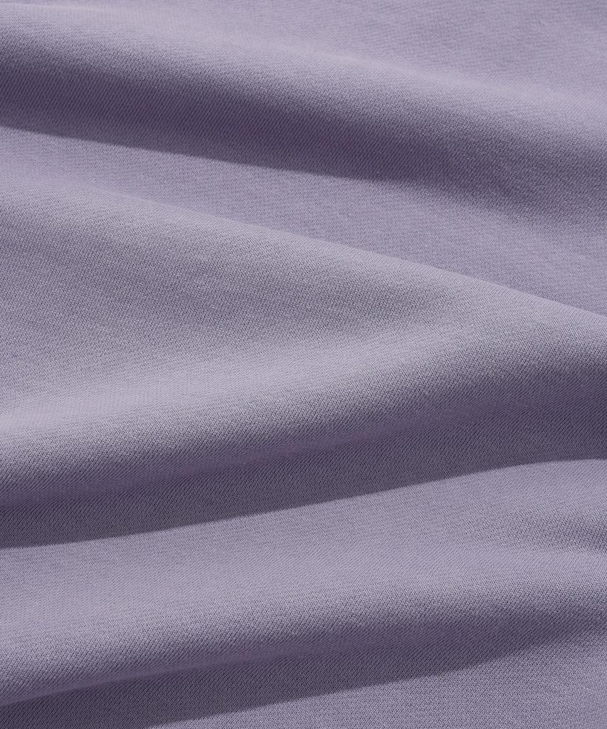 COVERNAT Knit Collared Sweatshirt Lavender
