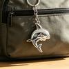 Unique Keychain Pendant Shark Lightweight Metal Creative Sea Themed Compact Keychains Bag Charms for Men Women Car Keys Stylish