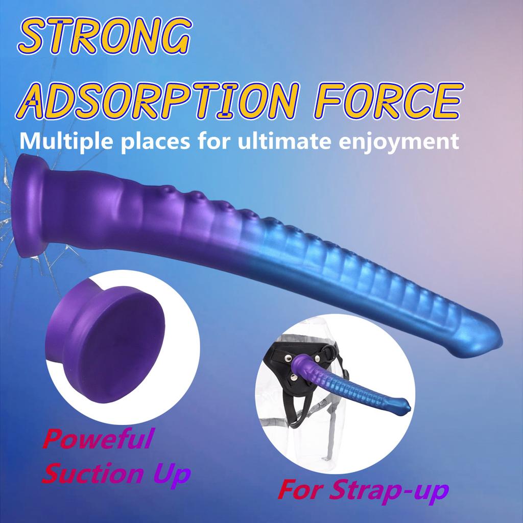 Tentacle Anal Plug - Liquid Silicone Fantasy Butt Plug with Color Mix Design, Realistic Texture for Beginners & Advanced Play Sex Toys