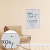 2026 Wall Calendar Minimalist Style Monthly Planner Home Wall Hanging Date Organizer
