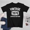 Vintage 1970 Legends Were Born In Retro 70s Style Birthday Unisex Tshirt Tees Tshirt Oneck T Shirts Unisex Clothing 100 Cotton