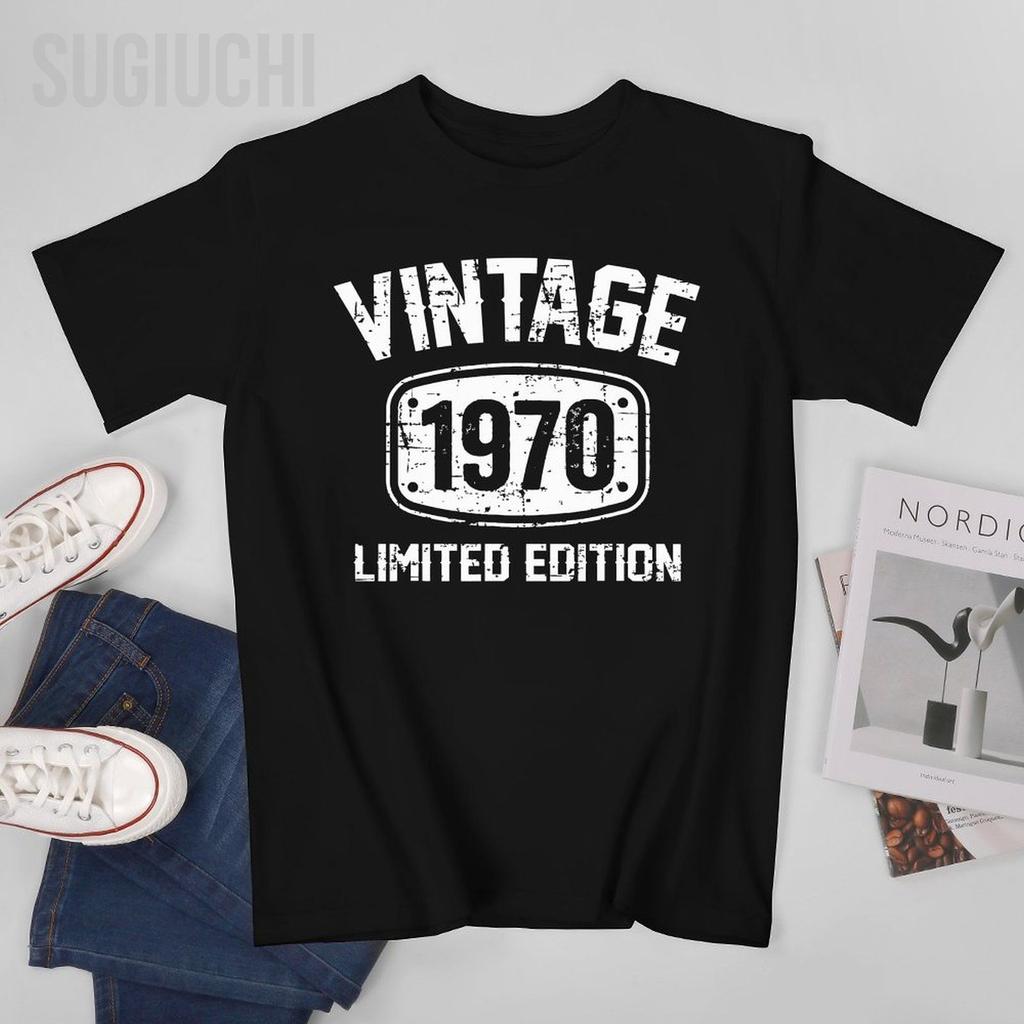 Vintage 1970 Legends Were Born In Retro 70s Style Birthday Unisex Tshirt Tees Tshirt Oneck T Shirts Unisex Clothing 100 Cotton