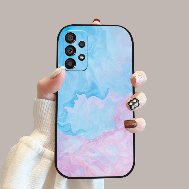 For Samsung A73 A72 Cases Fashion Cartoon Printing Soft Silicone TPU Phone Cover For Samsung Galaxy A53 A33 Phone Bumper Case