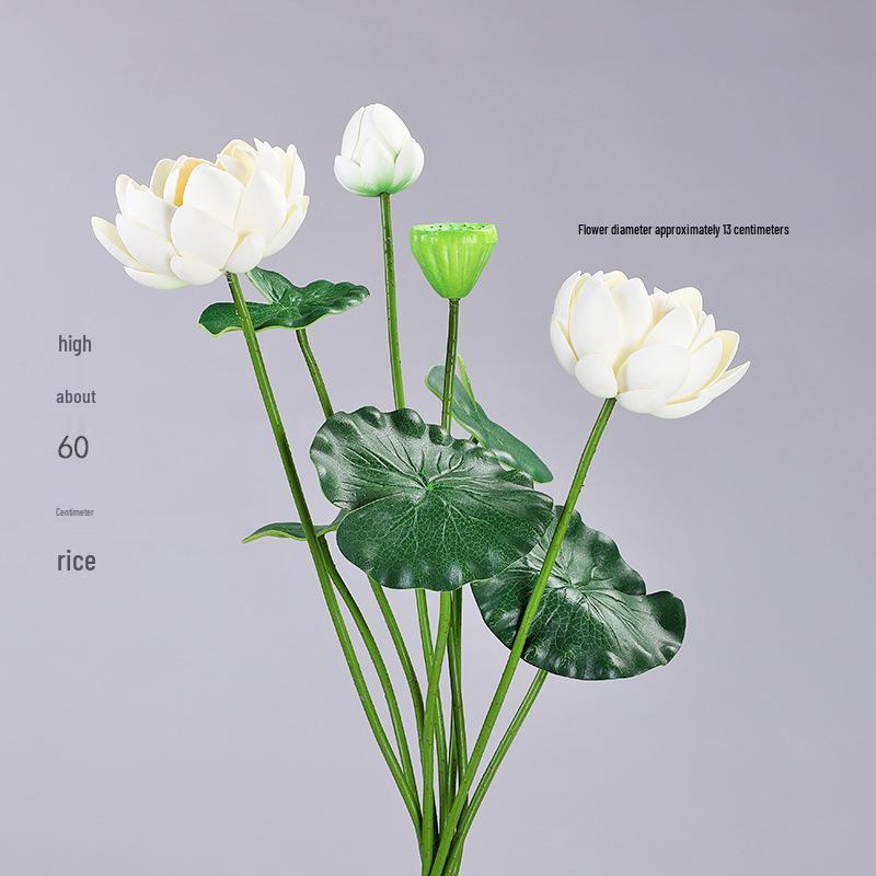 Fiori e Foglie di Loto Artificiali: Decorazione Laghetto di Loto