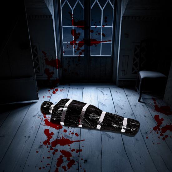 Halloween Dead Victim Realistic Dead Victim Creepiness Outdoor Props Increase The Terror Halloween Decoration Reusable Scary Fake Corpse Bag